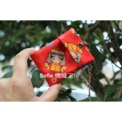 Sofie 機縫工房【Q版媽祖】分層符袋 香火袋 平安符袋 項鍊符袋 天上聖母娘娘符令袋 符套 福袋 悠遊卡套 手工手作