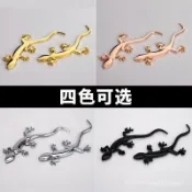 🧡特價甩賣 臺灣發貨[輕鬆粘貼]汽車金屬壁虎車貼尾標改裝裝飾保平安陞級個性大號汽車改裝 個性隨意貼 車身貼 車內裝飾