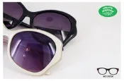 【My Eyes 瞳言瞳語】Laura Ashley 歐風華麗品牌 蝴蝶風粉金太陽眼鏡 大臉型佳 亞洲鼻托 (801)