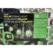 COSTCO好市多Sunforce 36呎  – 18 個燈泡LED 太陽能燈串#2323048