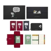 【MOLESKINE】X 史努比 珍藏版禮盒(珍藏收納包 文具組 L型筆記本)