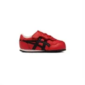 【Onitsuka Tiger】鬼塚虎 KID 紅底黑虎爪紋 SERRANO 小童鞋｜ 休閒鞋 (1184A083-602)