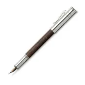 【GRAF VON FABER-CASTELL】鍍白金非洲烏木 鋼筆(經典系列)