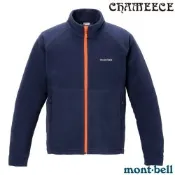 【mont-bell】兒童 CHAMEECE JACKET 輕盈保暖舒適刷毛外套.夾克_1114894 NV 海軍藍