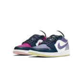 (店+)【Jordan】DJ4342-400 Jordan Air Jordan 1 low se cactus flower 舒適 低幫 復古籃球鞋 女款 粉紫鴛鴦