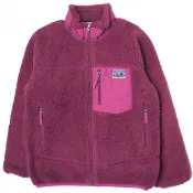【DOKODEMO】二手 Patagonia 2011 兒童 Retro-X 夾克，尺寸 65643，L 碼（12），Mag Purple，Boa 抓絨開襟衫