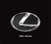 圓夢工廠 Lexus 129 * 89mm 水箱罩 鍍鉻銀 標誌 車標 字貼 同原廠款式