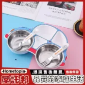 WTB-304不銹鋼兒童餐盤 卡通汽車造型寶寶輔食飯碗幼兒園分隔餐盤 VD4T