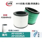 適用Chimei奇美AP-05SRC1 AP-05SRGA空氣清淨機替換用除臭活性碳抗菌HEPA濾網濾芯F05HPH13