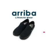 (店+)ARRIBA 艾樂跑男女鞋 AB7090 〈320〉 黑色 透氣柔軟 穿脫輕便 耐磨防滑 休閒鞋 介護鞋