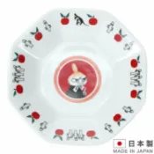 asdfkitty可愛家精品店 asdfkitty*日本製 MOOMIN嚕嚕米的小美 陶瓷八角盤/炒飯盤/餐盤-正版