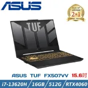 TUF 軍規電競 ASUS華碩 FX507VV-0142B13620H i7/RTX4060 15吋 電競筆電