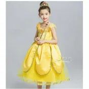 X射線 精緻禮品 貝兒公主(片裙)，迪士尼/美女與野獸/化妝舞會/角色扮演/話劇服/舞台劇/魔術/表演/萬聖節/聖誕節/兒童變裝/cosplay，X射線【W380202】