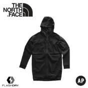 悠遊山水戶外生活館 【The North Face 女 FlashDry-XD快乾長版保暖外套《黑》】3YVP/運動休閒衫/連帽外套/休閒外套