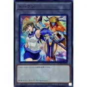 【楓卡舖】遊戲王  QCDB-JPT10 明日香&荼吉尼 代幣 TOKEN (亮面/半鑽)