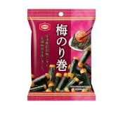 【龜田】日本零食 龜田製菓 梅子米果海苔捲 25g 隨手包 紀州梅 海苔米果 追劇零食 下午茶點心 涮嘴零食 中秋零食