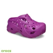 Crocs 卡駱馳 (女鞋) 珊瑚洞洞鞋 Caged Clog 女鞋-莓果紫色 211141-5BV