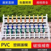 【定製】圍籬柵欄 pvc塑鋼護欄 草坪護欄 戶外電力圍欄 室外隔離柵欄 綠化帶花園 別墅小圍欄花園 園藝柵欄