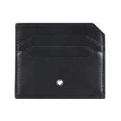 【MONTBLANC 萬寶龍】MONTBLANC萬寶龍六芒星大班系列證件卡夾(6卡/黑)