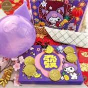 ［全新現貨］三麗鷗金幣巧克力撲滿禮盒 撲滿 金幣 巧克力 Hello kitty Kuromi 酷洛米 造型存錢筒 禮物