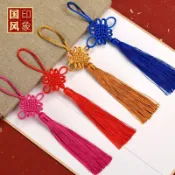 【招財納福】中國結掛飾 小號6盤燈籠掛件 春節喜慶紅色門裝飾 禮盒吊墜 過年佈置 居家裝飾 新年掛飾 節慶吊飾