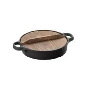 〈灰熊日貨〉日本南部鐵器專門店「盛榮堂OIGEN」日本製盛榮堂CA-003 24cm 壽喜鍋 及源鑄造 煎餃鍋