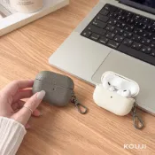 (店+)【KOUJI】皮質Airpods保護套 耳機殼 airpod殼 防摔保護殼 蘋果耳機殼 質感耳機殼 耳機殼硬殼
