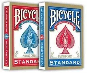 Bicycle撲克牌 標準808 美國製 藍色/紅色任選(德州撲克 百家樂 21點 魔術 桌遊)