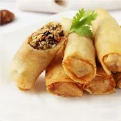 【素日子】四喜未來炸春捲(8入/一盒/素食/蔬食)
