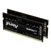 新風尚潮流【KF432S20IBK2/64】 金士頓 32GB x2 DDR4-3200 筆記型 記憶體 IMPACTv