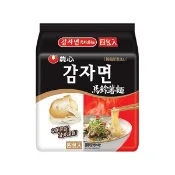 韓國 農心 馬鈴薯麵 4入 整袋裝 泡麵 方便麵 湯麵 速食麵 即食 美食 宵夜 露營【小三美日】 DS001415