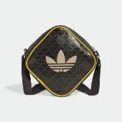 【adidas 愛迪達】愛迪達 Mono Diamond 側背包 菱形包 小包 肩背 斜背 棕 米(JD5374)