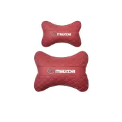(店+)馬自達專用頭枕腰靠墊 透氣納帕皮頸枕 馬3 馬2 馬6 MAZDA3 CX5 CX30 CX3 CX9 CX7 記憶枕墊護腰墊