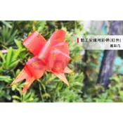 (燦光五金)開工彩帶花/手拉花/動工彩帶/鳳梨花/花彩帶/開花禮球/剪綵用品/彩球-(紅色金邊)1包10入