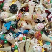 《小宇宙的夢想》🍦迷你造型冰淇淋甜筒🍦 棉花糖甜筒/小饅頭甜筒/彩色球甜筒🍦