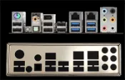 MSI 微星 Big Bang XPower II X79 1:1 訂製 不銹鋼 後檔片 後檔板