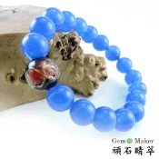 GemMaker 頑石睛萃 藍瑪瑙琉璃手珠