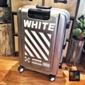 精選商品 超大張透明off-white個性潮牌行李箱貼紙旅行箱冰箱玻璃貼畫防水