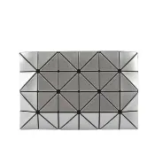 【ISSEY MIYAKE 三宅一生】BAO BAO LUCENT 4X6 亮面萬用手拿包(銀色)