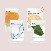 (店+)【Abib 阿彼芙】透明PH面膜 一盒10入(透明 積雪草 膠原蛋白 玻尿酸 魚腥草 復活草 補水 保濕 修護)