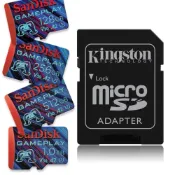 (店+)【Kingston 金士頓】轉接卡+記憶卡 microSD GamePlay 電玩記憶卡 128G 256G 512G 1TB A2 V30 U3