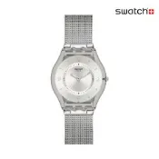 Swatch METAL KNIT 超薄手錶/男錶/女錶/瑞士製造 SS08M100M (34mm)
