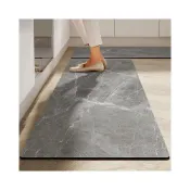 (店+)[  客製地墊]輕奢大理石裂紋廚房地墊 大尺寸 珪藻土地墊 吸水地墊 門口地墊 矽藻土軟地墊 腳踏墊 防水防油
