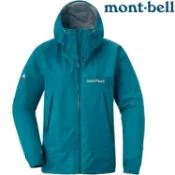 台北山水戶外用品專門店 Mont-Bell Thunder Pass 女款登山雨衣/風雨衣/防水透氣外套 1128636 PEBL 孔雀藍