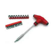 (店+)【SLO】T型工具組(拆車工具組  一字起子 十字起子 六角扳手 T型套筒 T型工具 隨車工具 拆殼工具 M6 M8 M10套筒)