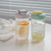 🌸桃裏🌸運動搖搖杯健身乳清杯ins夏季運動水壺學生便攜健身水壺/台灣/