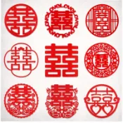 台灣現貨 💓結婚用品💓米奇&米妮  囍字婚房佈置  大門喜字💓訂婚用品