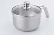 晨光進口生活用品 【晨光】臺灣 Dashiang大相 304不鏽鋼 彎把美味鍋 14cm 附蓋(004260)【現貨】【APP滿額下單10%點數(單一帳號最高1000點)】9/30止