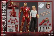 全新 附保卡 代理版 Hot Toys MMS311 鋼鐵人3 小辣椒 維吉妮雅 波茲 鋼鐵人 MK9 馬克9 套裝組