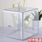 【六面全透明無字】亞克力 抽獎箱 抽籤箱 摸彩箱 當眾選獎箱 透明箱 亞克力透明抽獎箱 方形 加厚堅固